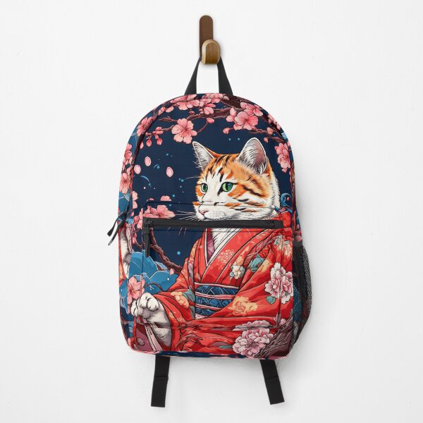 Item preview, japanese aesthetic cat kimono designed and sold by Catophile.