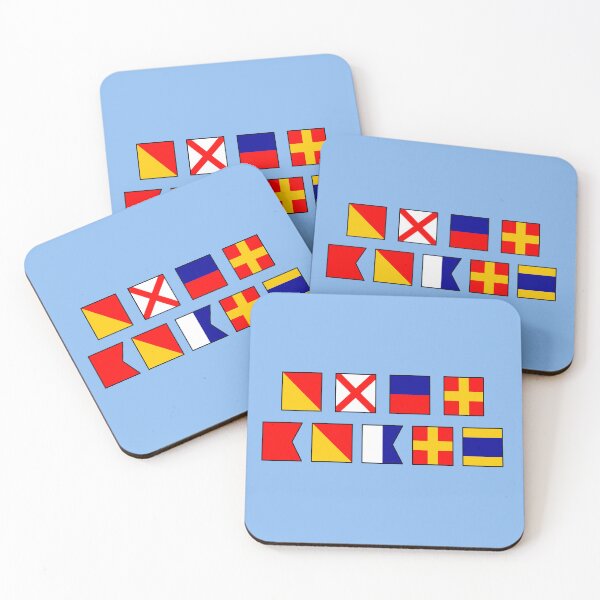 Item preview, Nautical Flag Over Board International Maritime Signal Flags designed and sold by chrisrivait.
