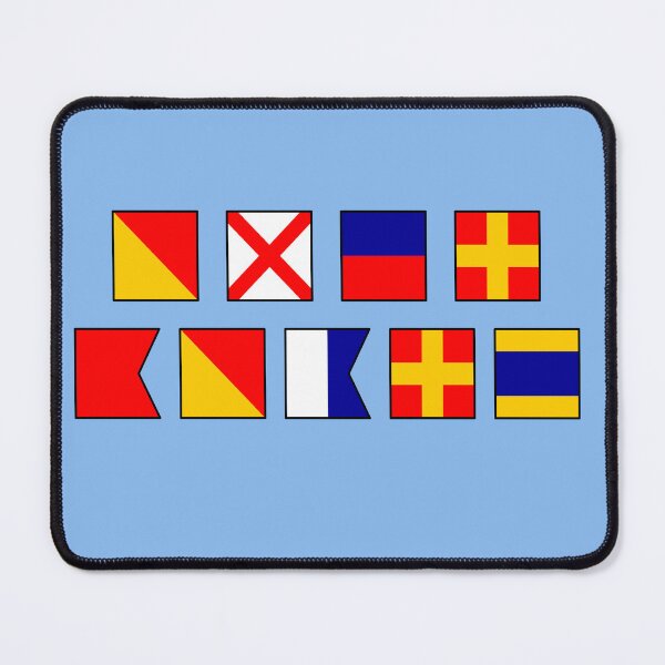 Item preview, Nautical Flag Over Board International Maritime Signal Flags designed and sold by chrisrivait.