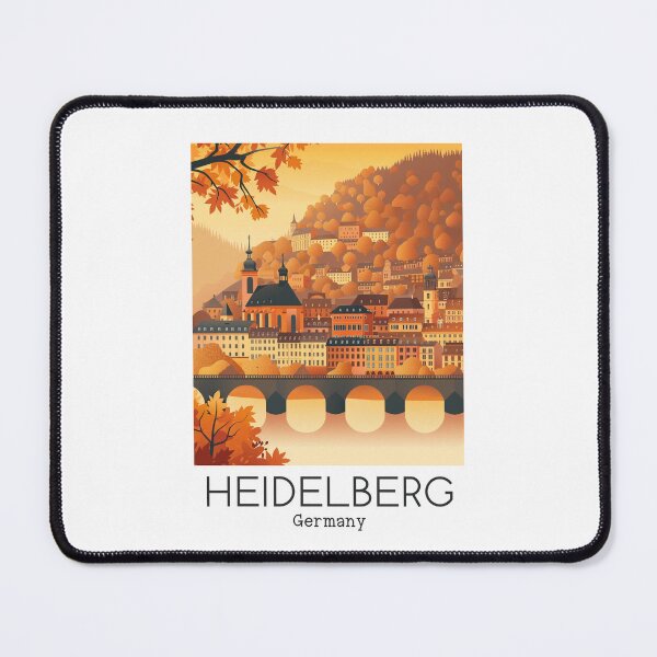 Item preview, A Vintage Travel Illustration of Heidelberg - Germany designed and sold by GoodOldVintage.