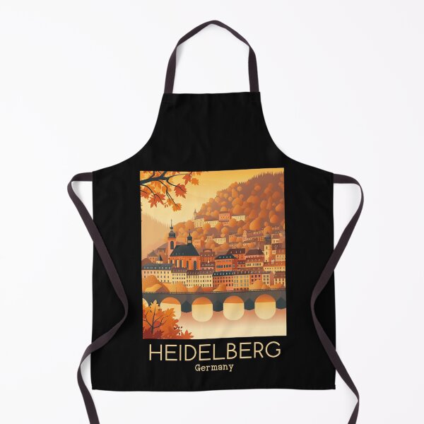 Item preview, A Vintage Travel Illustration of Heidelberg - Germany  designed and sold by GoodOldVintage.
