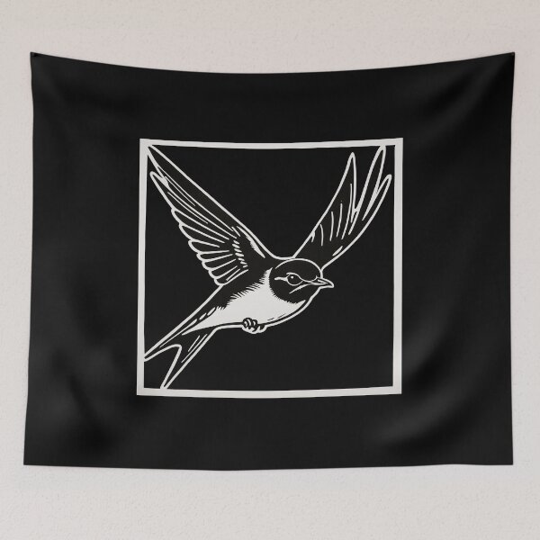 Item preview, Swallow in a square designed and sold by Harry Wibier.