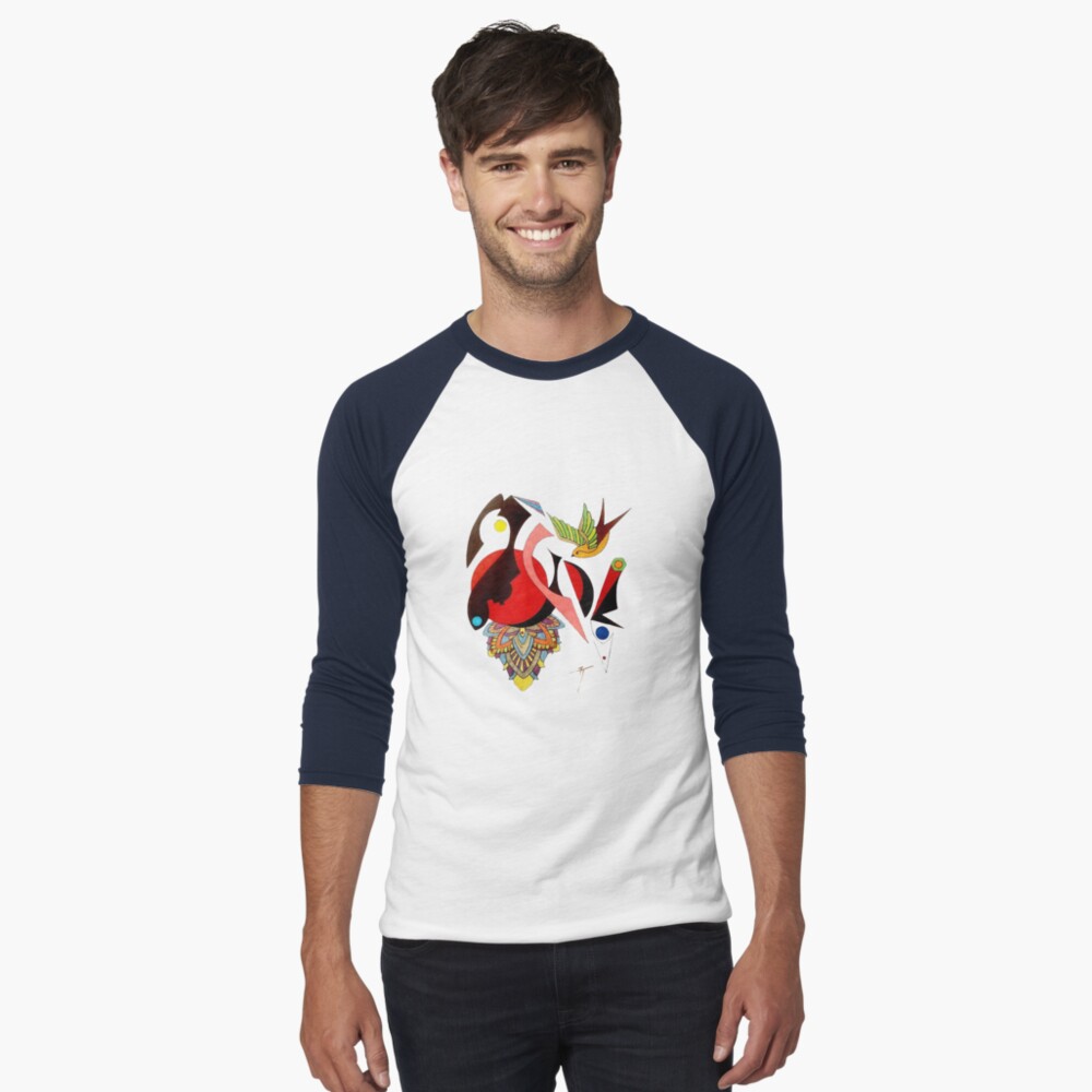 Item preview, Baseball ¾ Sleeve T-Shirt designed and sold by Cracker3.