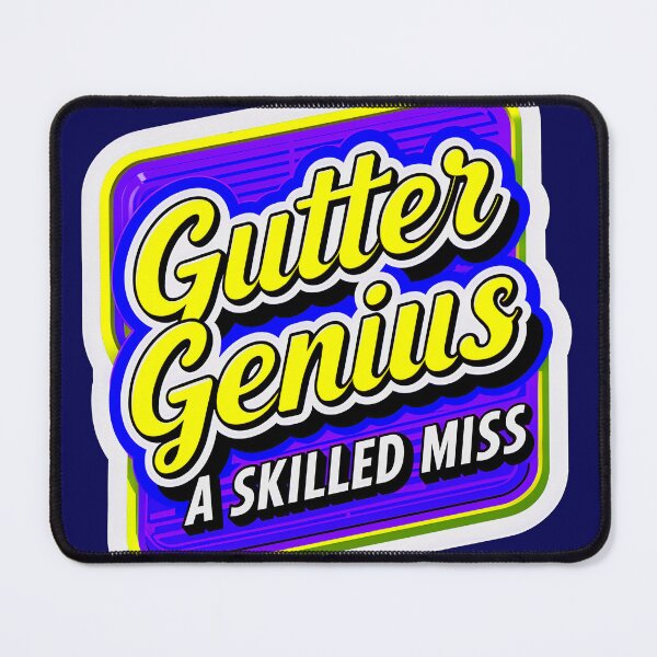 Item preview, Gutter Genius A Skilled Miss Bowling Quote designed and sold by TheArtOfPat.