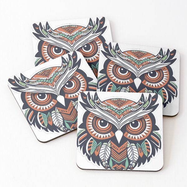 Item preview, Tribal Owl Mystic designed and sold by Cannaxes Studio.