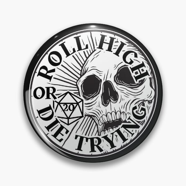 Item preview, Roll High or Die Trying - D20 RPG Gifts for Tabletop Gamers designed and sold by BeamGeeks.