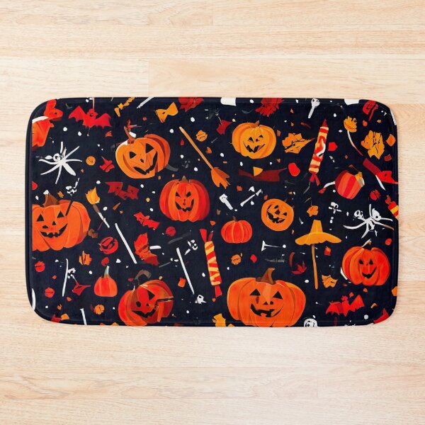 Item preview, Halloween Phone Case for iPhone 14 Pro Max Anti-Yellowing Clear Soft TPU + Black Camera Frame Protection Anti-Scratch Shockproof Phone Cover with Skull Bat Pumpkin Pattern designed and sold by ArteeInnovation.