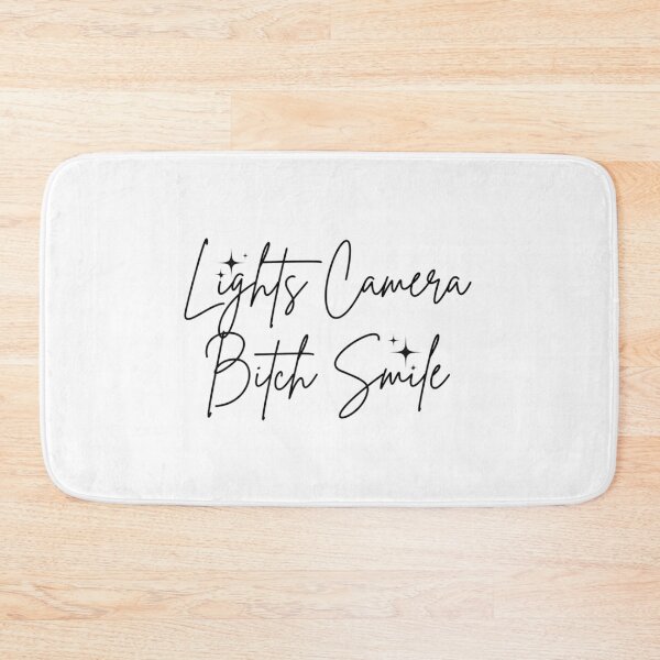 Item preview, Lights camera bitch smile - TTPD - Taylor Swift Lyrics designed and sold by Simi2020.