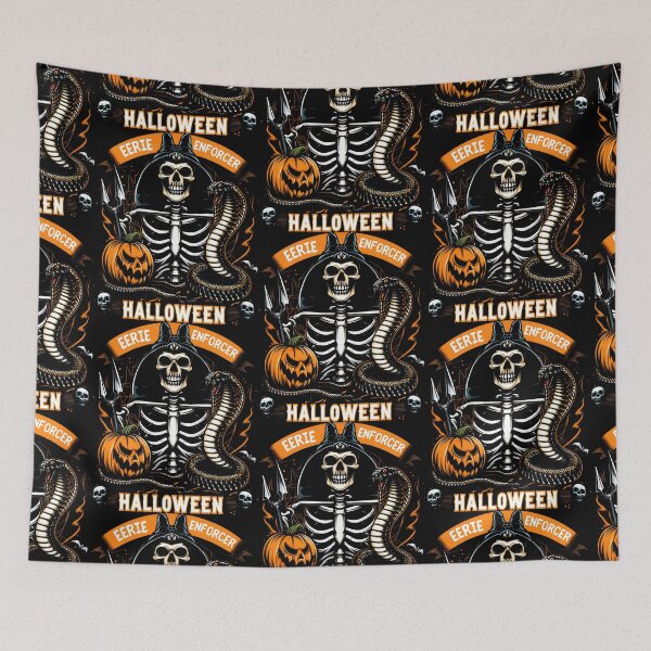 Item preview, EERIE ENFORCER HALLOWEEN: Skeletal Sovereign of the Night designed and sold by SplashTastic.