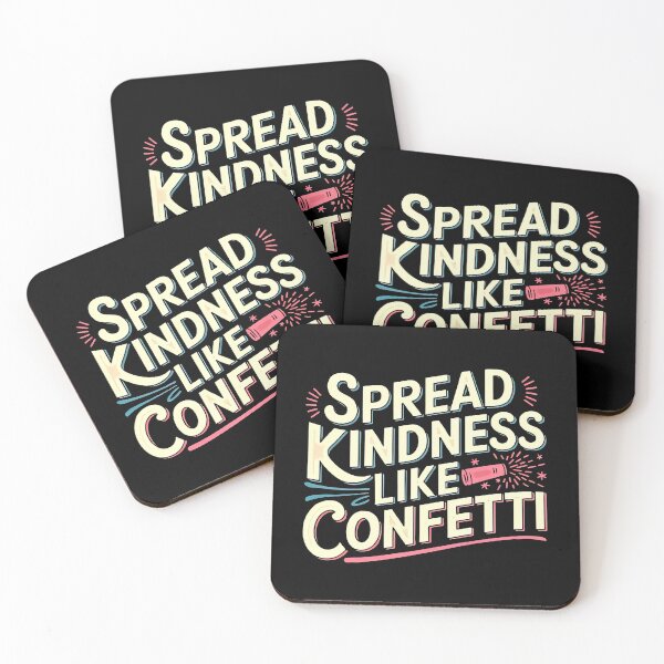 Item preview, Spread Kindness Like Confetti Quote designed and sold by artwaves.