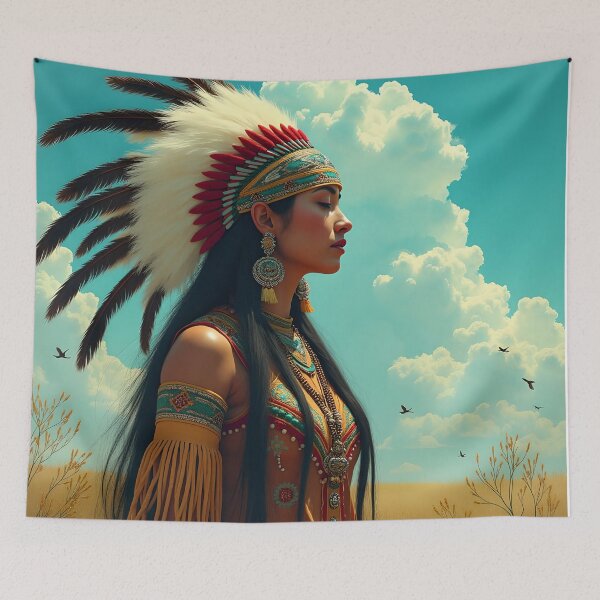 Item preview, Navajo Goddess Changing Woman designed and sold by SoniaSarkali.