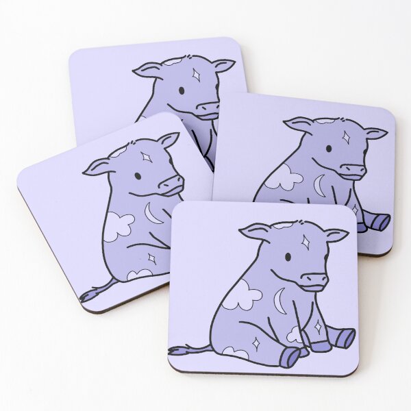 Item preview, Lavender cow designed and sold by EllaWillmoth.