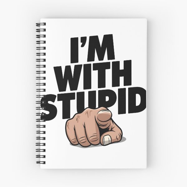 Item preview, I'm With Stupid designed and sold by TahfahTk.