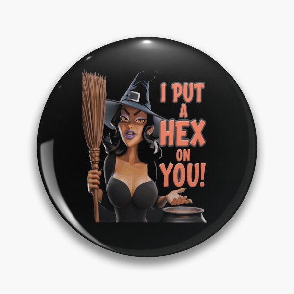 Item preview, I Put A Hex On You Halloween Witches designed and sold by Flirt-Teez.