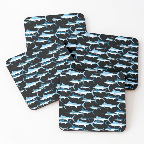 Item preview, Blue Marlin on Black designed and sold by HueHausDesign.
