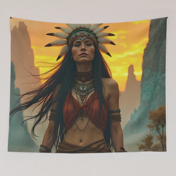 Item preview, Navajo Goddess Changing Woman designed and sold by SoniaSarkali.