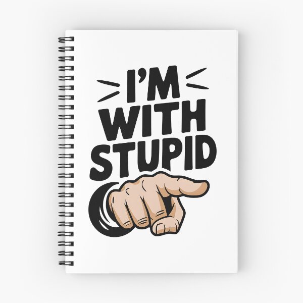 Item preview, I'm With Stupid designed and sold by TahfahTk.
