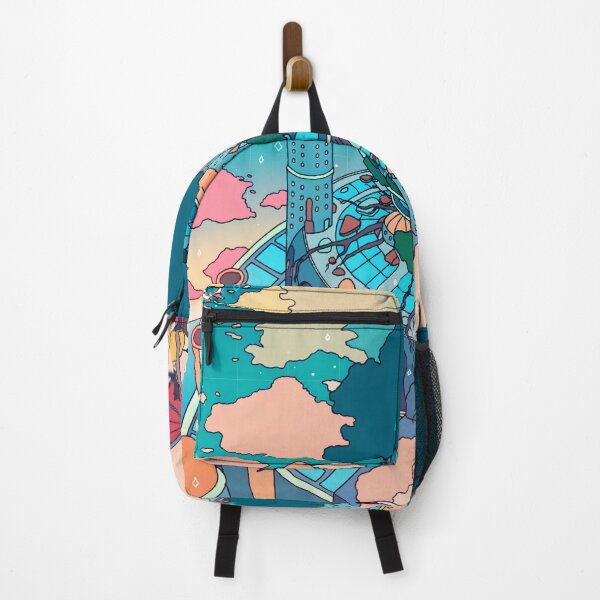 Item preview, Castle in the Sky Pop art Style Pastel designed and sold by Hazel Clarkson.