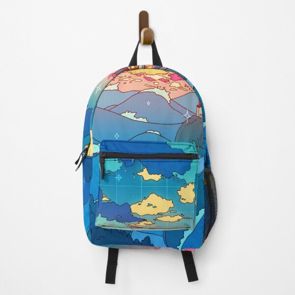 Item preview, Cliff by the Sea Pop art Style Pastel designed and sold by Hazel Clarkson.