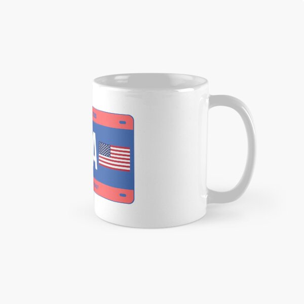 Item preview, Vanity Plate - USA with Flag - United States designed and sold by MatterOfStyle.