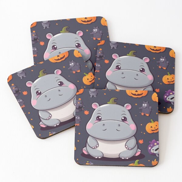 Item preview, Hippo's Sweet Halloween  designed and sold by NeatThingLover.