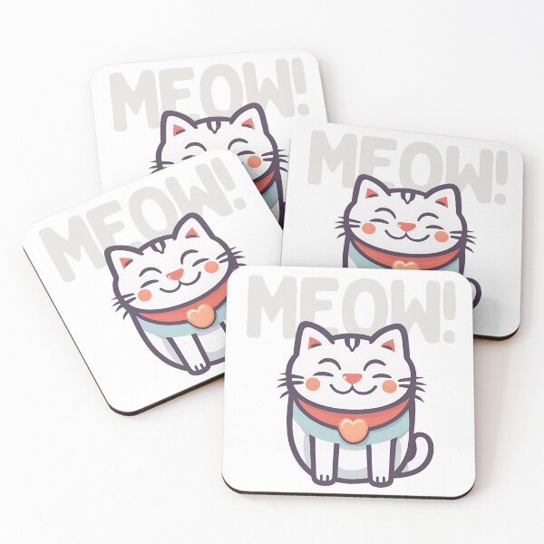 Item preview, happy meow cat designed and sold by sijahiko.