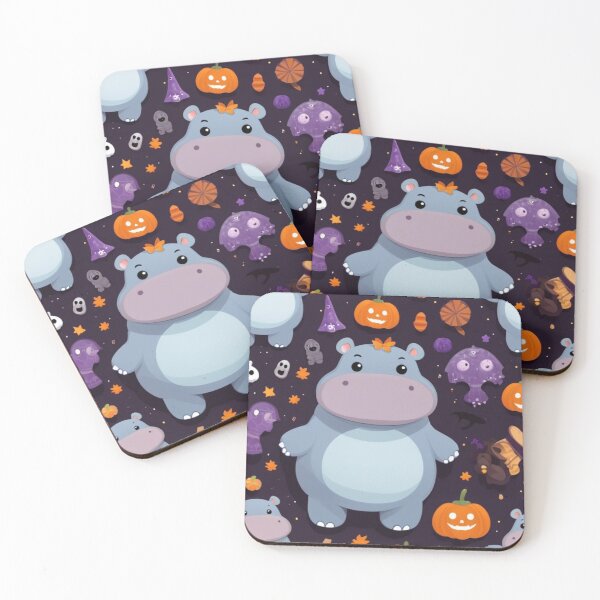 Item preview, Kawaii Hippo Halloween Spirit designed and sold by NeatThingLover.