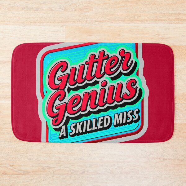 Item preview, Gutter Genius A Skilled Miss Bowling Quote designed and sold by TheArtOfPat.