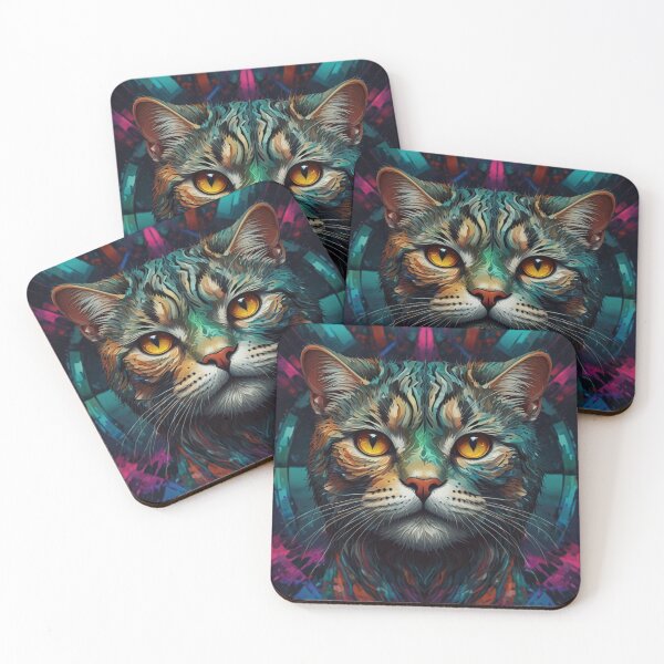 Item preview, Vector art of A scottish fold cat head designed and sold by mamacub.