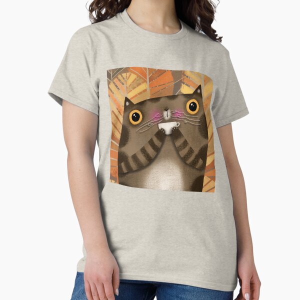 Item preview, Cat Coffee Latte Fall Halloween Thanksgiving designed and sold by poket.piktures.