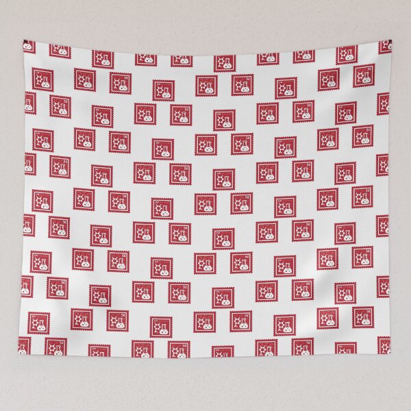 Item preview, Chemistry | Cherry Red & White Stamps | College Organic Chem Major | Laboratory Science Graduate School Class | Medical Researcher Job | University Degree Minor | StampHeed 002 designed and sold by StampHeed.