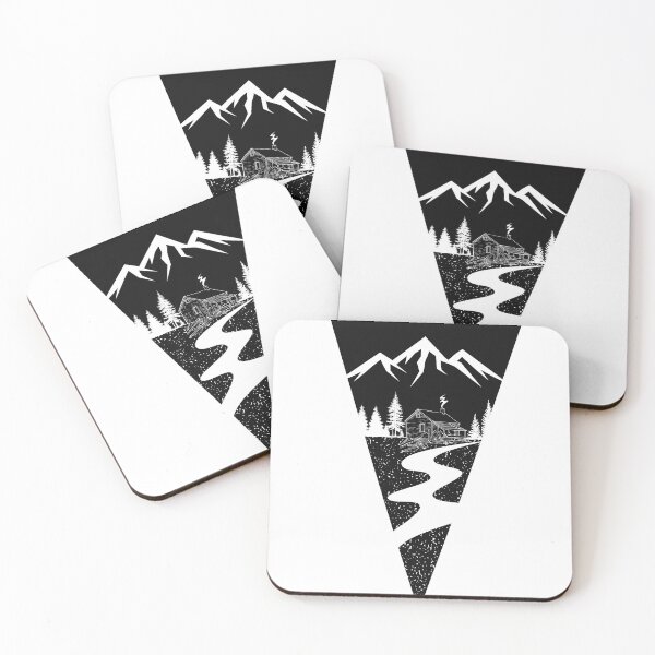 Item preview, Cabinet in forest/mountains along river designed and sold by LostForSpace.