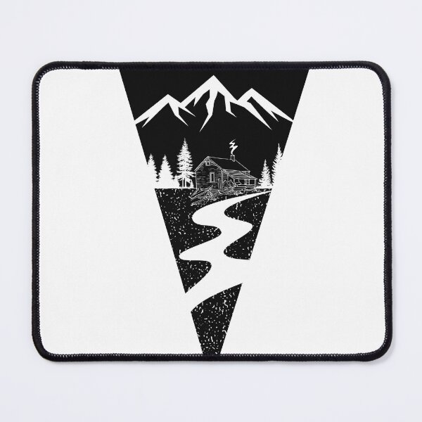 Item preview, Cabinet in forest/mountains along river designed and sold by LostForSpace.