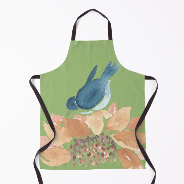 Item preview, Indigo Bunting, watercolor painting designed and sold by SharonRoseR.