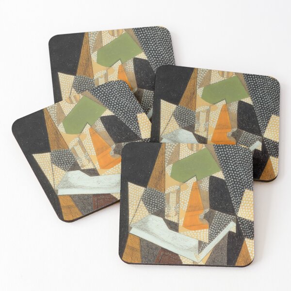 Item preview, juan gris artwork, artist juan gris, juan gris paintings, collage juan gris, juan gris cubism art, juan gris prints designed and sold by rosa-reid.