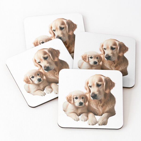 Item preview, Golden Retriever Mother and Puppy designed and sold by CardsStudio.