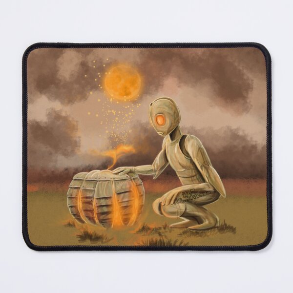 Item preview, Robotic Halloween Painting designed and sold by AK-Hevonen.