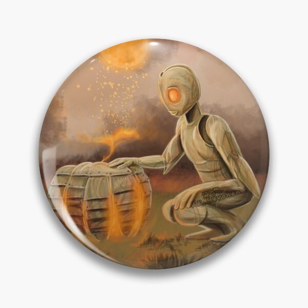 Item preview, Robotic Halloween Painting designed and sold by AK-Hevonen.