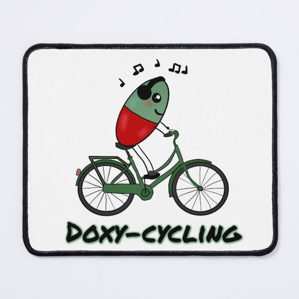 Item preview, Doxy-cycling, medical puns designed and sold by Tamm-art.