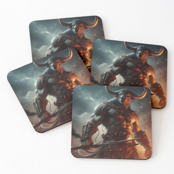 Item preview, Great Minotaur Warrior designed and sold by GalleryBrisArt.