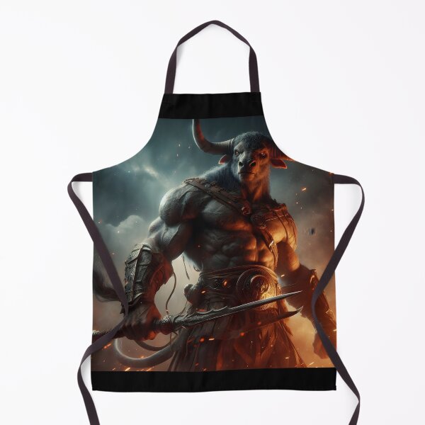 Item preview, Great Minotaur Warrior designed and sold by GalleryBrisArt.