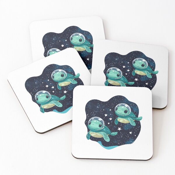 Item preview, Cute Sea turtles in space. Space sticker designed and sold by Halina-il.