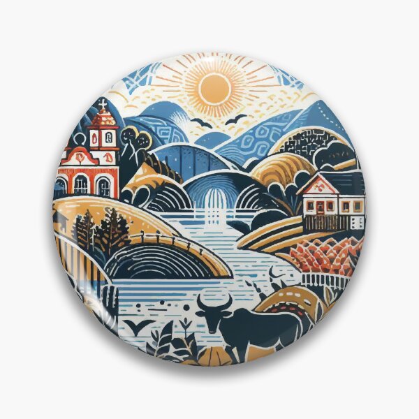 Item preview, Fazenda rio, por do sol, nascer do sol boi casa igreja, campo designed and sold by GirlaineSQ.