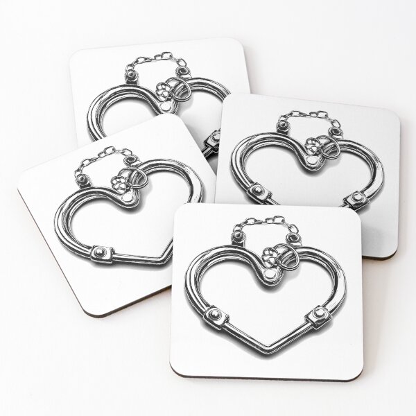 Item preview, Heart chain (best on white) designed and sold by Zen Lael.