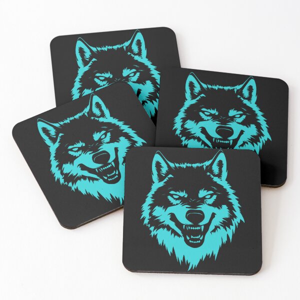 Item preview, Blue Wolf Silhouette designed and sold by valerko26.