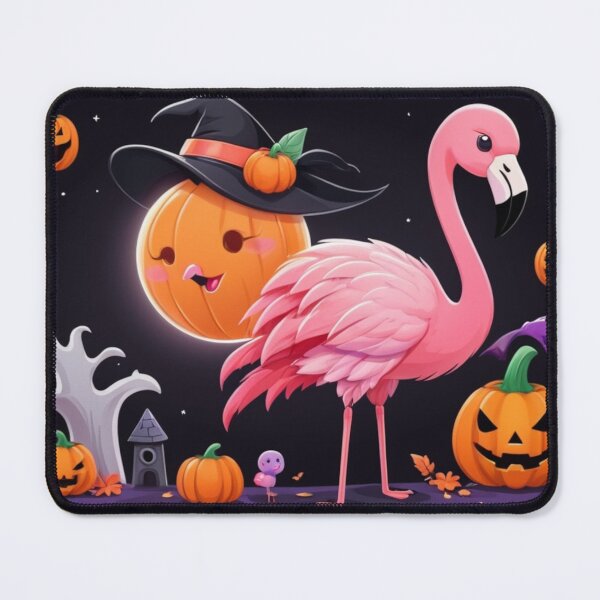 Item preview, Kawaii Halloween Flamingo designed and sold by NeatThingLover.
