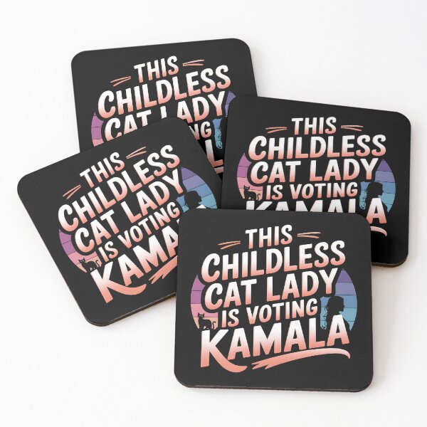 Item preview, This Childless Cat Lady is Voting Kamala designed and sold by TahfahTk.