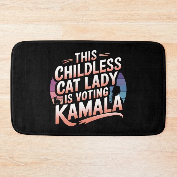 Item preview, This Childless Cat Lady is Voting Kamala designed and sold by TahfahTk.