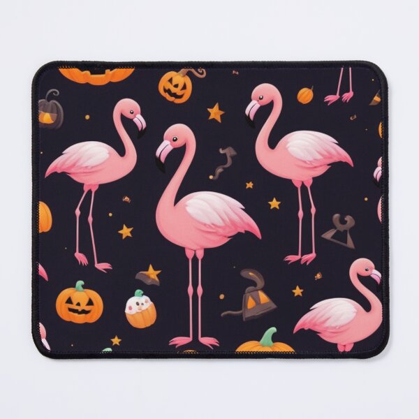 Item preview, Adorable Kawaii Flamingo Halloween designed and sold by NeatThingLover.