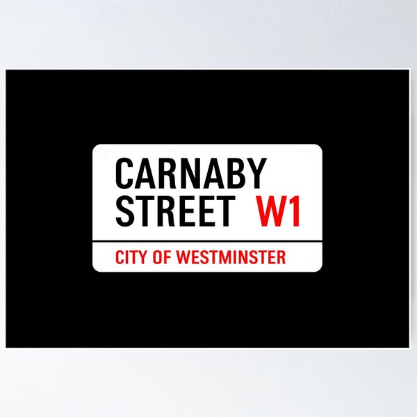 Item preview, Carnaby Street - London's Famous Iconic Places V1a designed and sold by RetrospectUK.